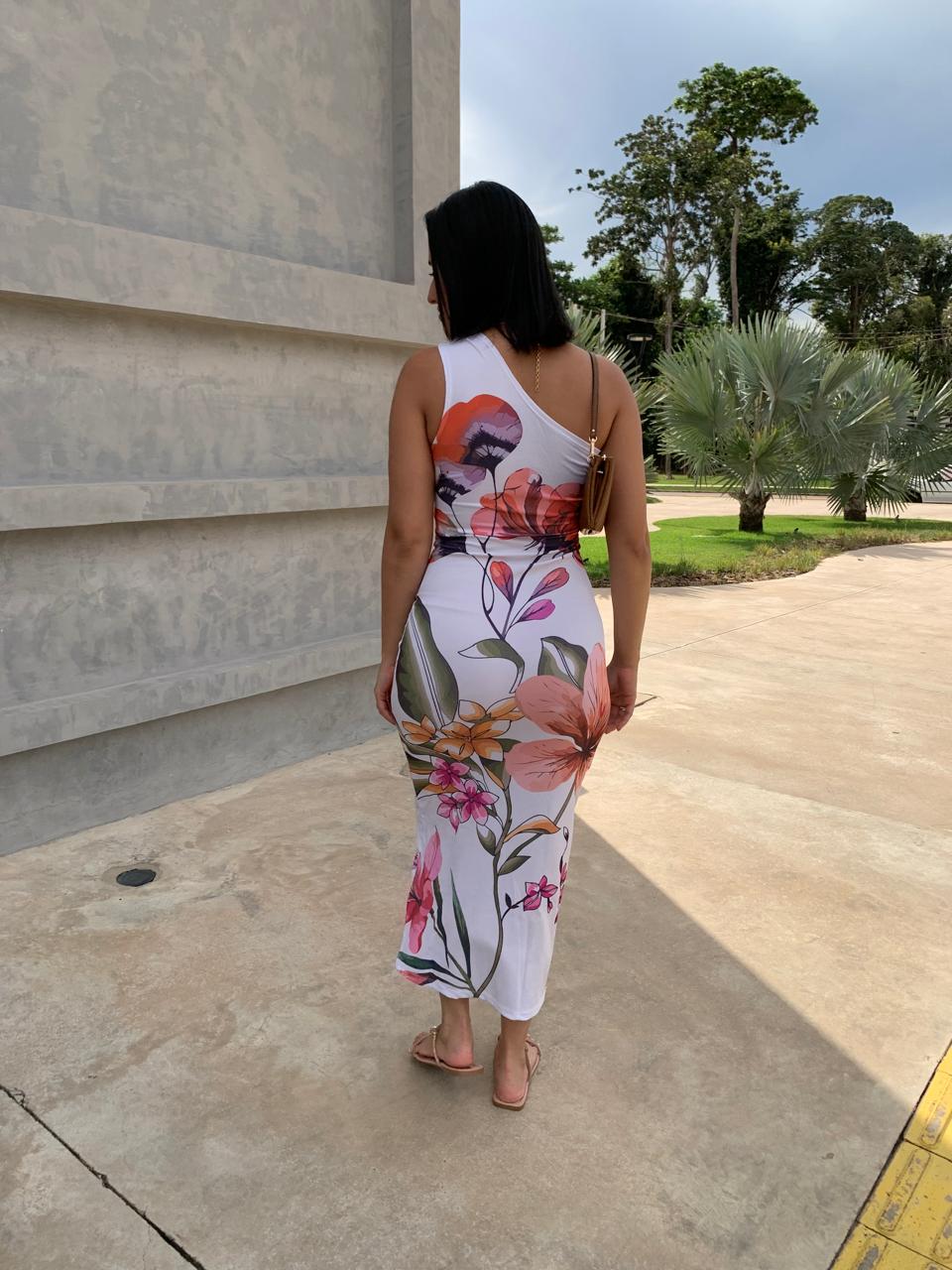 Vestido Floral Nula Manga