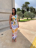 Vestido Canelado Nula Manga